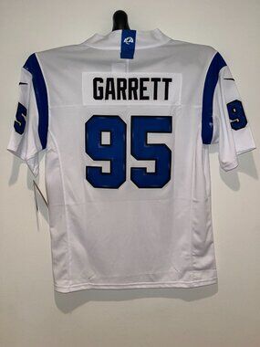 Myles Garrett #95 Los Angeles Rams Fearsome White 2026 Special Edition Jersey